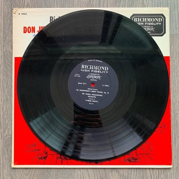 Richard Strauss Don Juan Till Eulenspiegel Vienna Philharmonic Vinyl LP - Picture 3 of 5